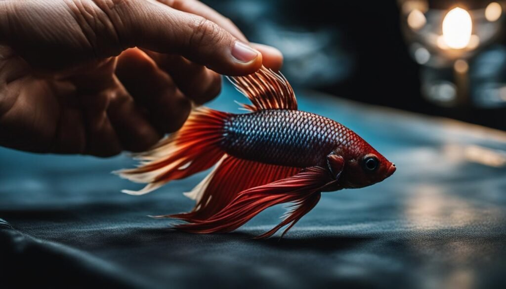 betta fish euthanasia stun and stab method