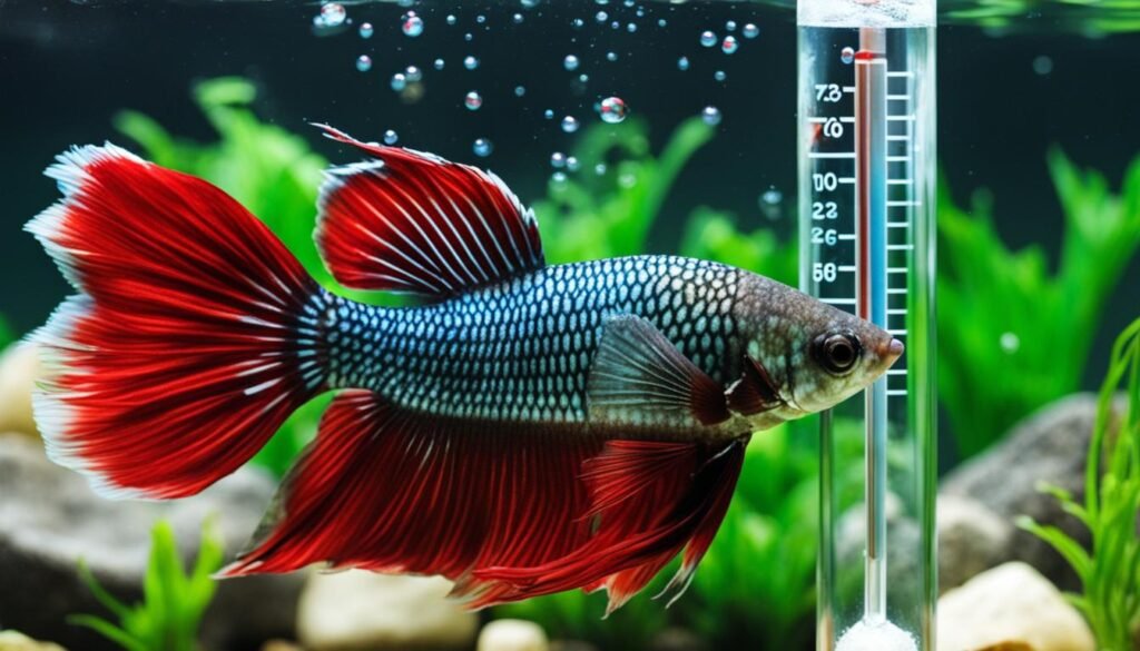 recommended water temperature for betta fish